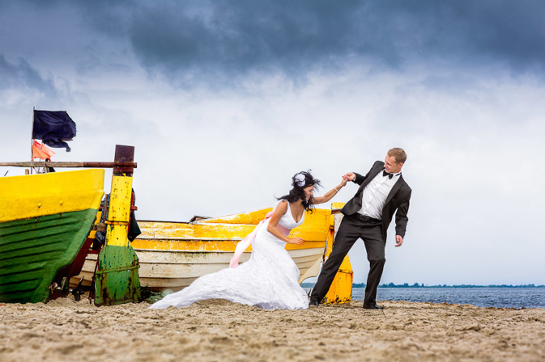 sesja zdjęciowa nad Bałtykiem, plener ślubny nad morzem, sesja zdjęciowa, fotograf warszawa