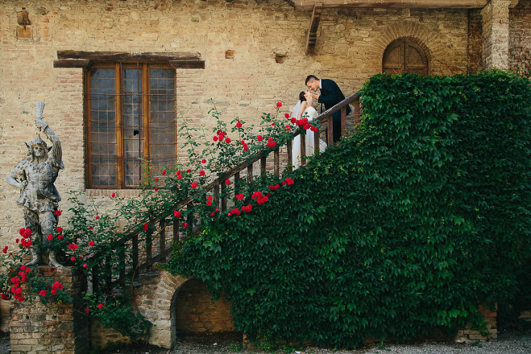 Fotograf ślubny Warszawa - sesja zdjęciowa ślubna w Liguria Włochy Ania i Jarek