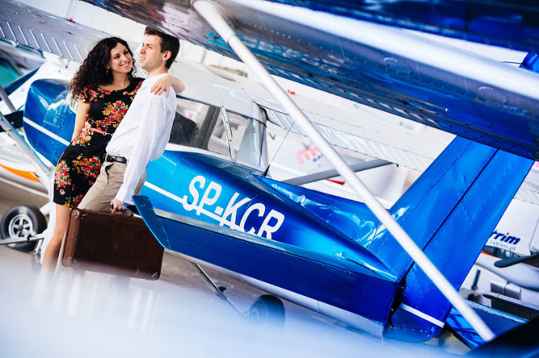 Vera i Tom - sesja narzeczeńska fotoszubi fotograf ślubny warszawa Aeoroklub