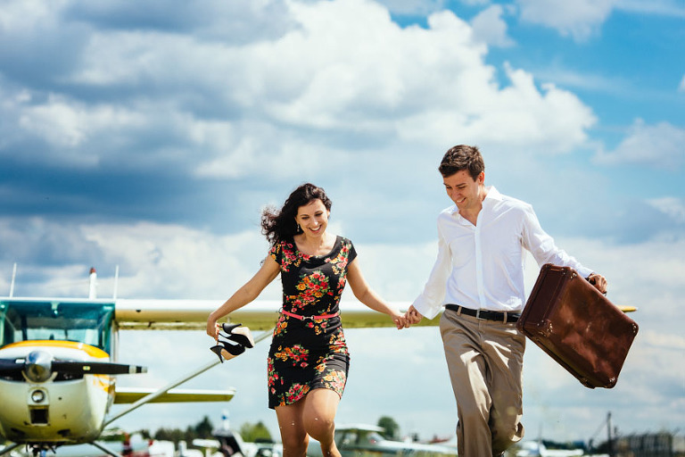 Vera i Tom - sesja narzeczeńska fotoszubi fotograf ślubny warszawa Aeoroklub