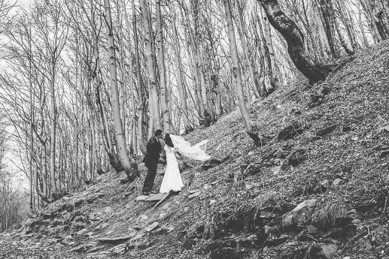 Magda i Maciek sesja zdjęciowa Bieszczady, fotograf ślubny Warszawa