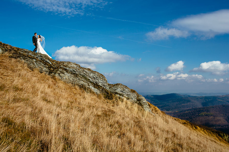 Magda i Maciek sesja zdjęciowa Bieszczady, fotograf ślubny Warszawa