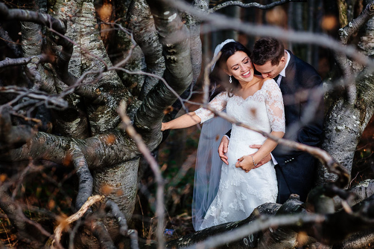 Magda i Maciek sesja zdjęciowa Bieszczady, fotograf ślubny Warszawa