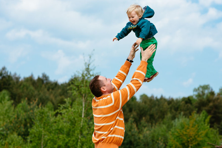 Sesja rodzinna z Emilią, Pawłem, Kostkiem i Zosią - fotograf ślubny Warszawa