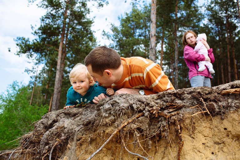 Sesja rodzinna z Emilią, Pawłem, Kostkiem i Zosią - fotograf ślubny Warszawa