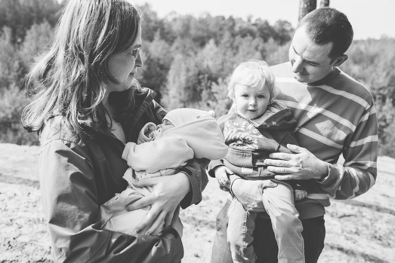 Sesja rodzinna z Emilią, Pawłem, Kostkiem i Zosią - fotograf ślubny Warszawa