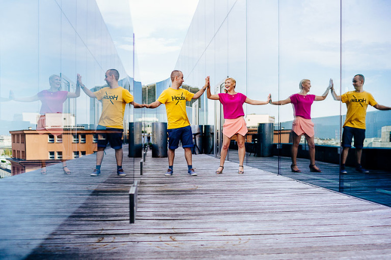 Fotograf ślubny Warszawa - Magda i Krzysiek sesja przedślubna w centum Warszawy