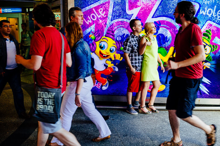 Fotograf ślubny Warszawa - Magda i Krzysiek sesja przedślubna w centum Warszawy