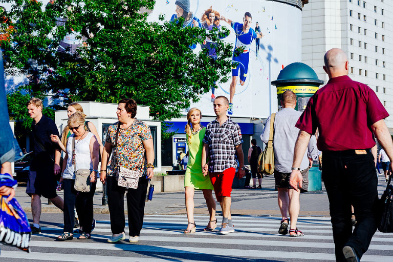 Fotograf ślubny Warszawa - Magda i Krzysiek sesja przedślubna w centum Warszawy